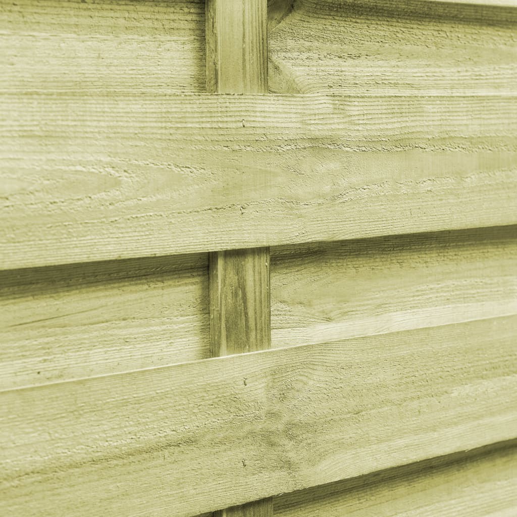 Garden Gates 2 pcs Impregnated Pinewood 150x125 cm Green